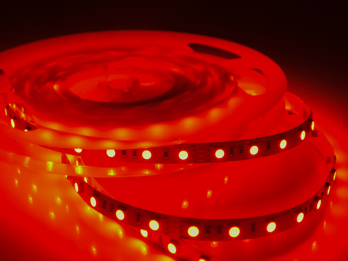 RGB LED strip met draadloze bediening in profiel