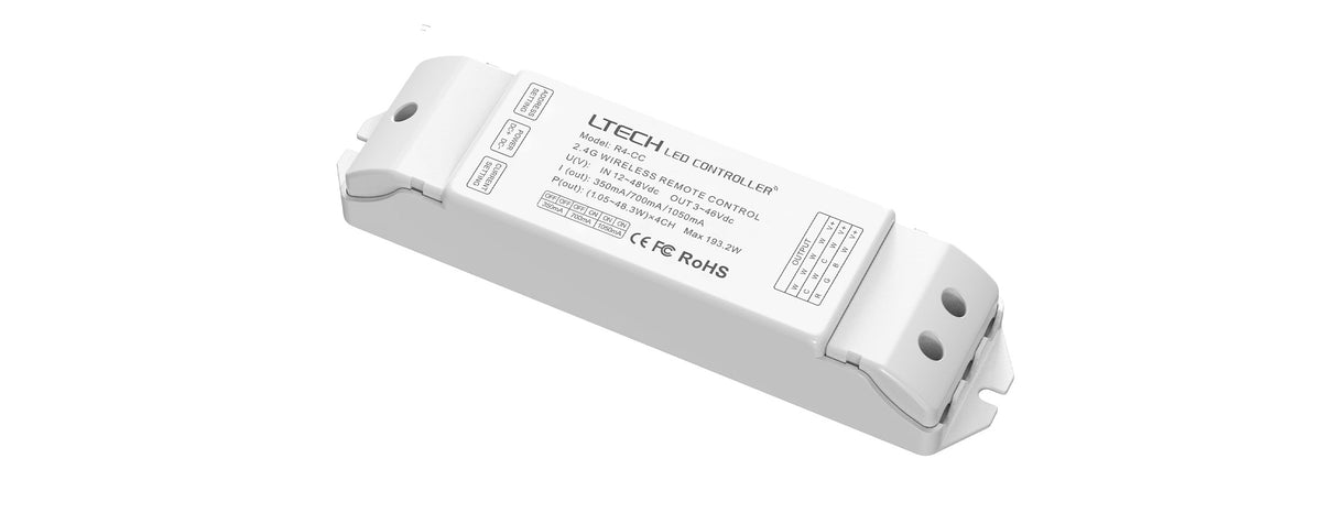 LED Receiver RF 4xCC, RGBW, RGB