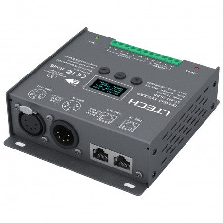 LED Decoder DMX OLED 5x5A