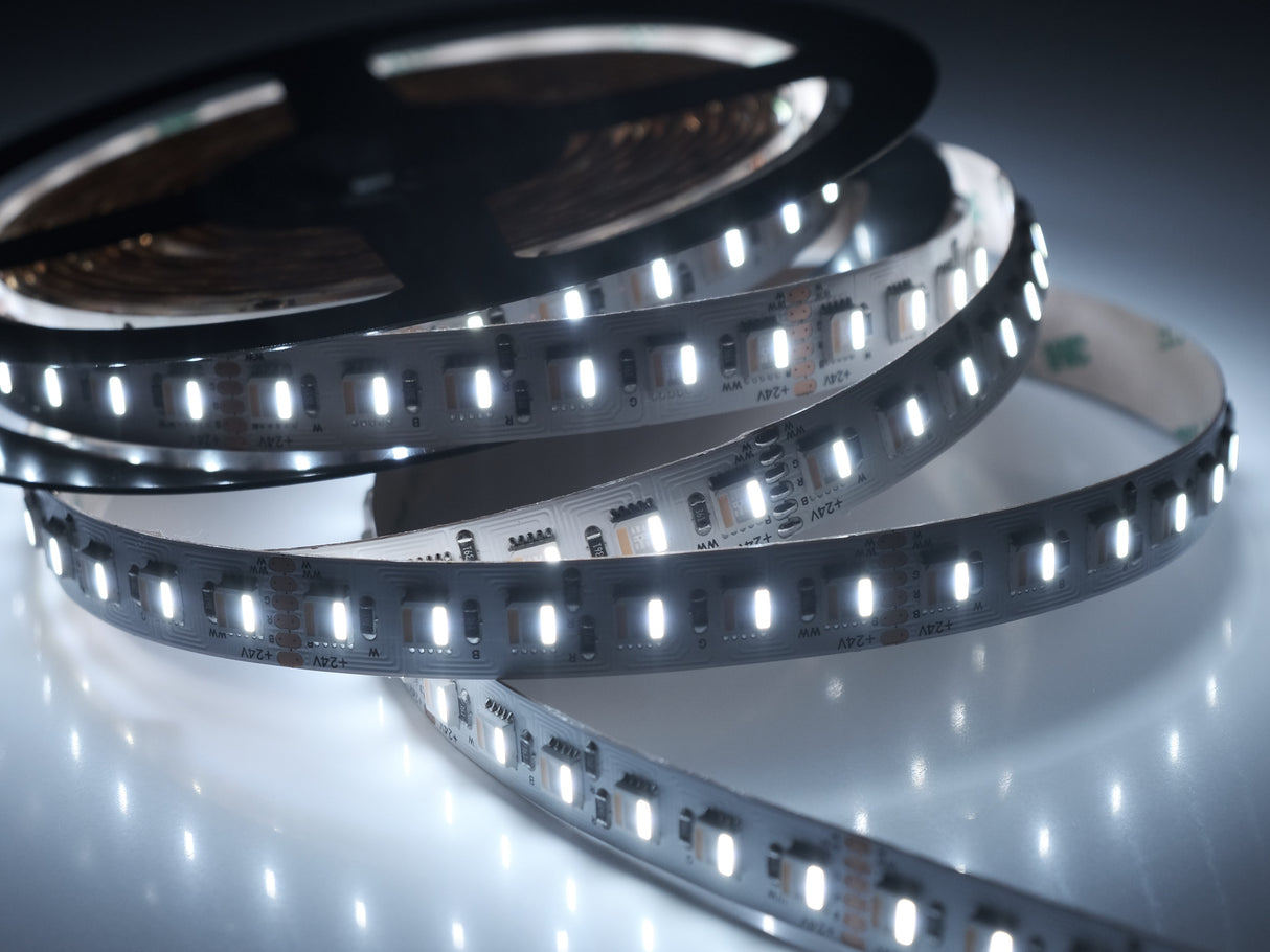Led strip RGBWW warm wit en koud wit