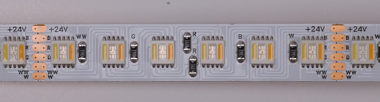 Led strip RGBWW warm wit en koud wit