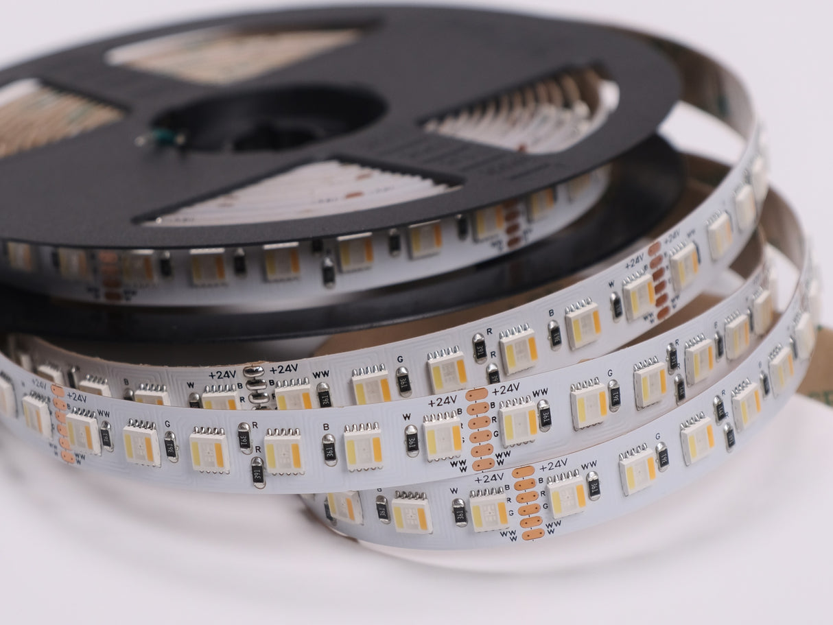 Led strip RGBWW warm wit en koud wit